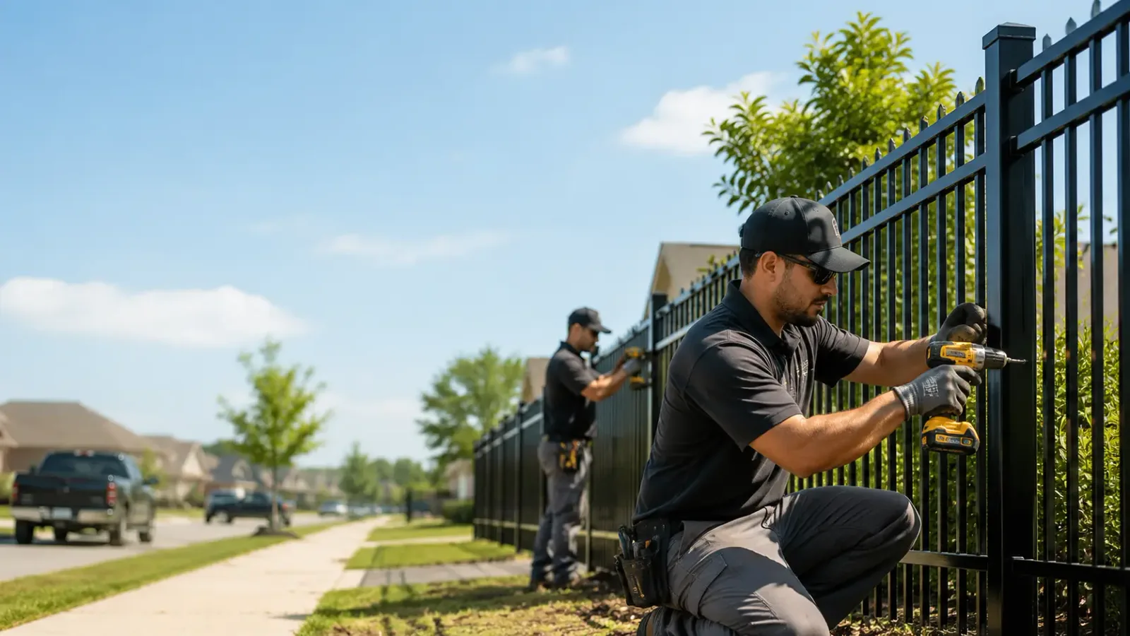 Metal Fence Installation in Carmen, OK